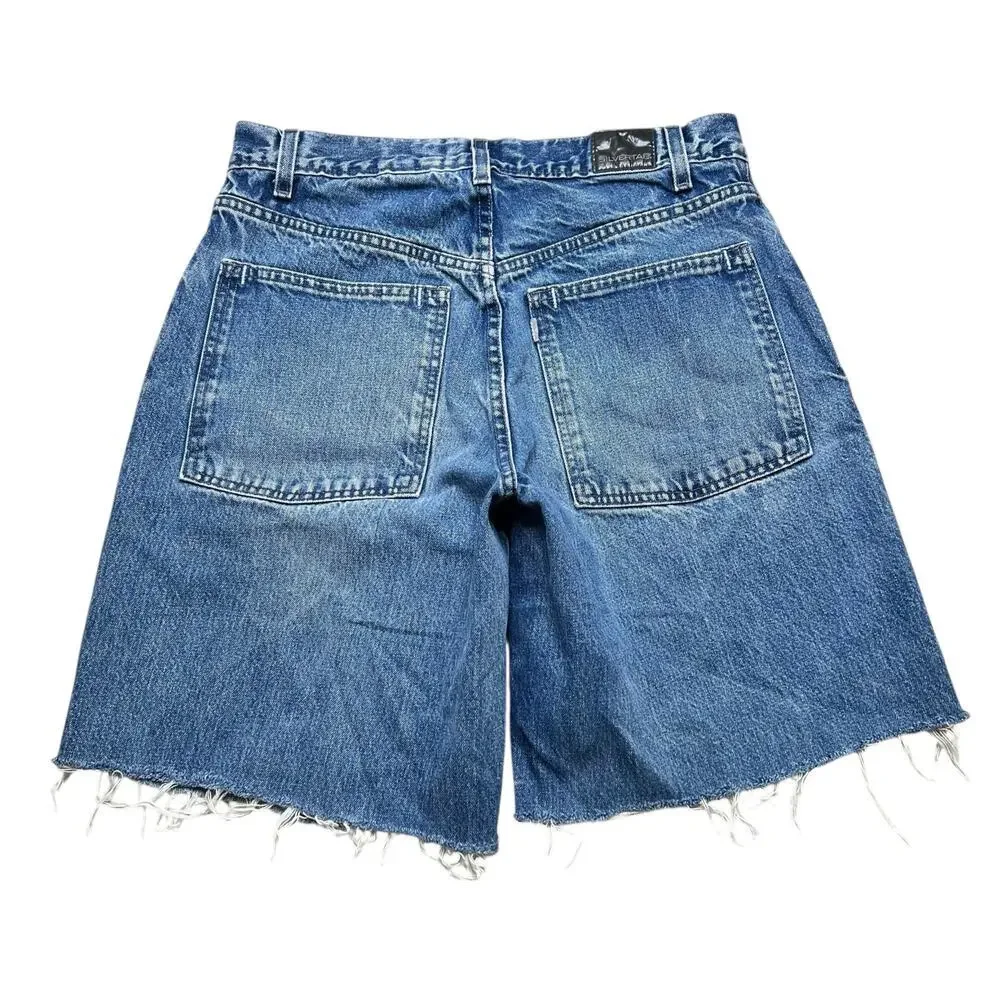 Vintage Levi's Silvertab Baggy Fit Denim cut off Shorts Men's 32  / Y2K  / Retro